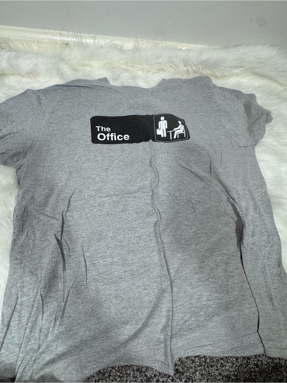 Ripple Junction Gray The Office Logo Short Sleeve Tee